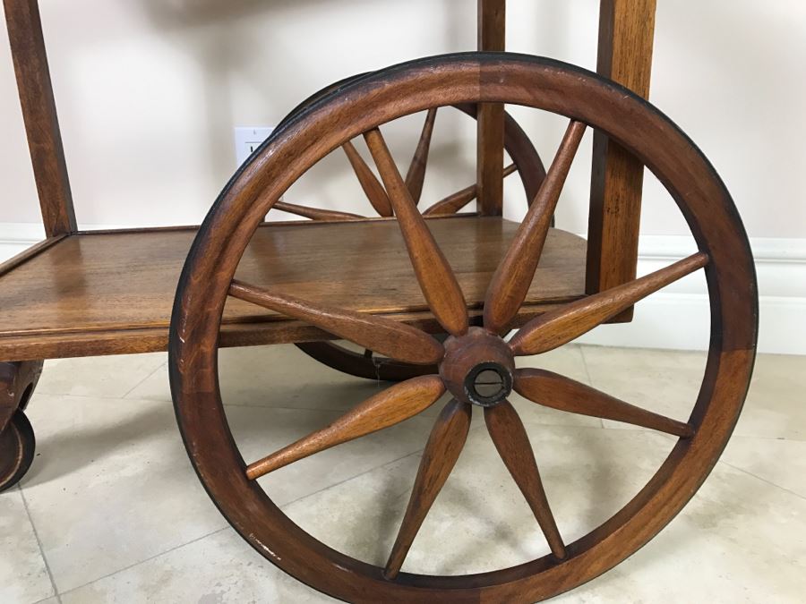 Antique Primitive Tea Bar Cart [Photo 4]