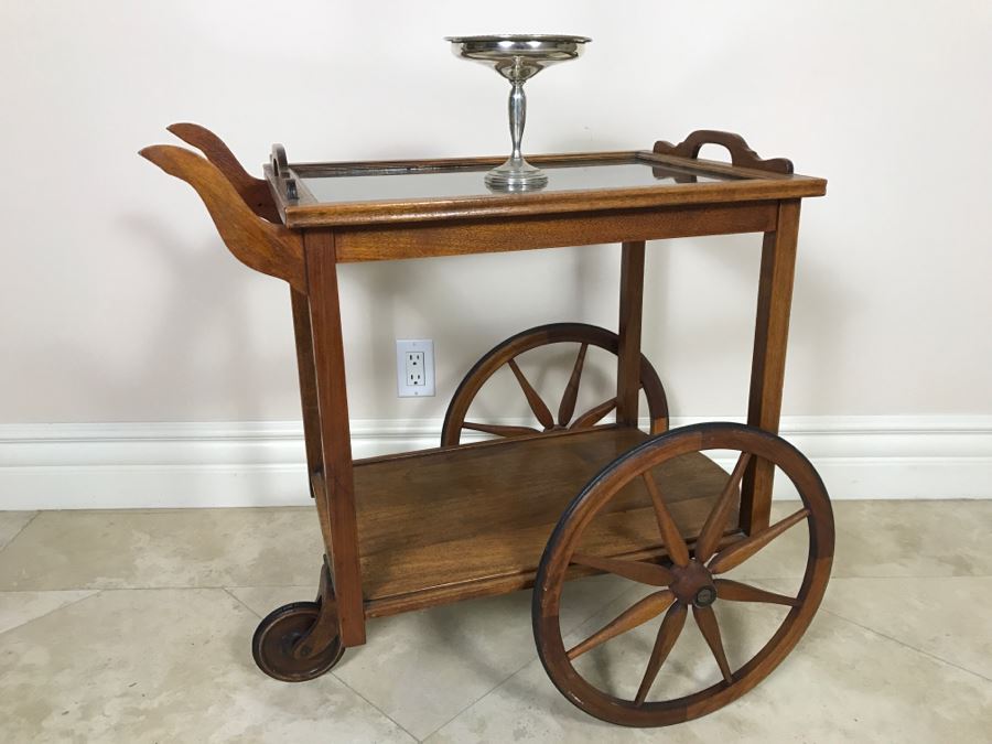 Antique Primitive Tea Bar Cart [Photo 1]