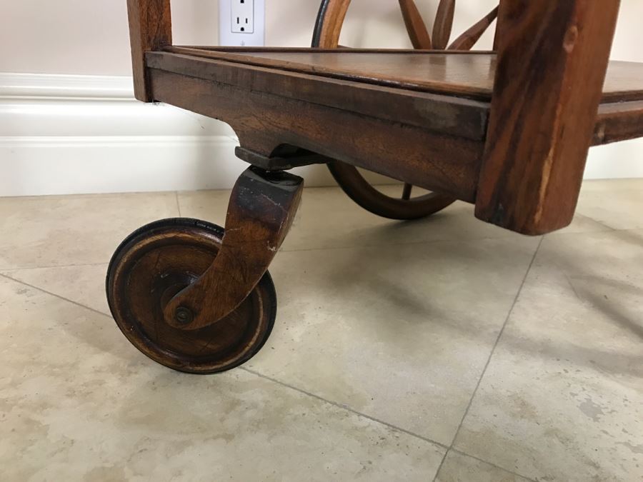 Antique Primitive Tea Bar Cart [Photo 7]