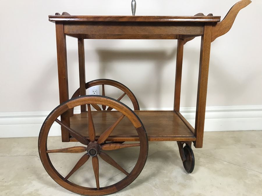 Antique Primitive Tea Bar Cart [Photo 20]