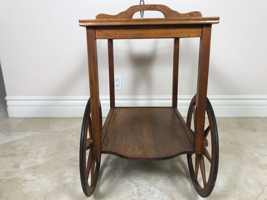 Antique Primitive Tea Bar Cart [Photo 24]
