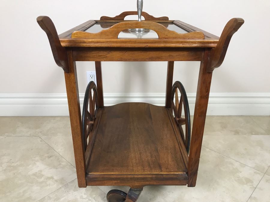 Antique Primitive Tea Bar Cart [Photo 14]