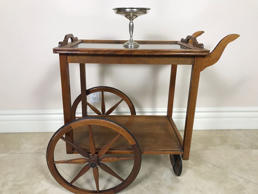 Antique Primitive Tea Bar Cart [Photo 19]