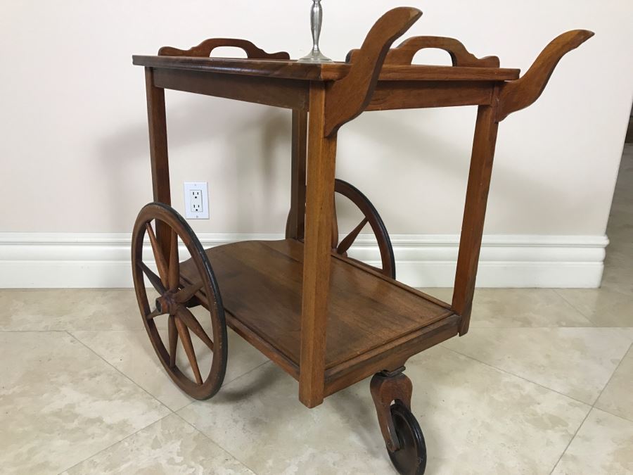 Antique Primitive Tea Bar Cart [Photo 18]