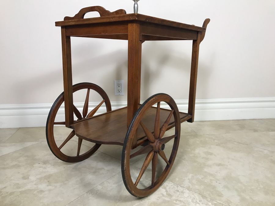 Antique Primitive Tea Bar Cart [Photo 23]