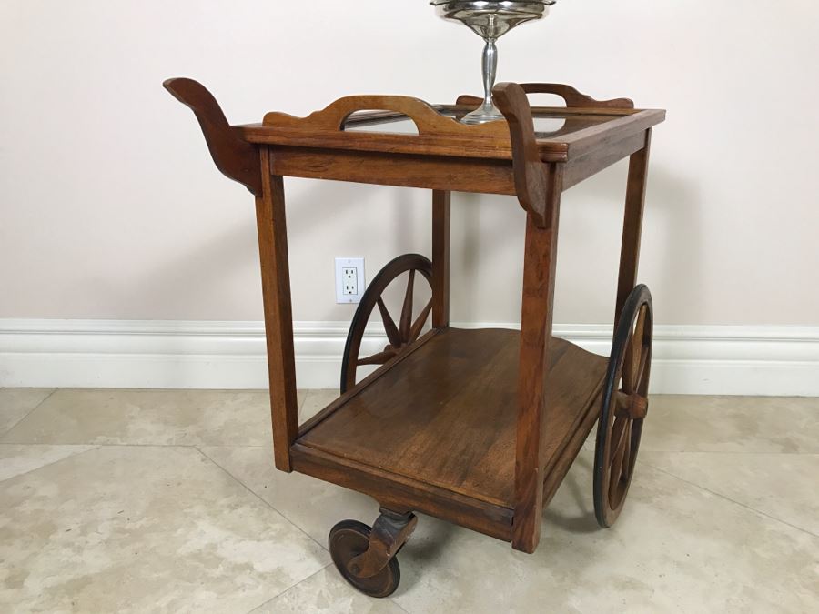 Antique Primitive Tea Bar Cart [Photo 10]