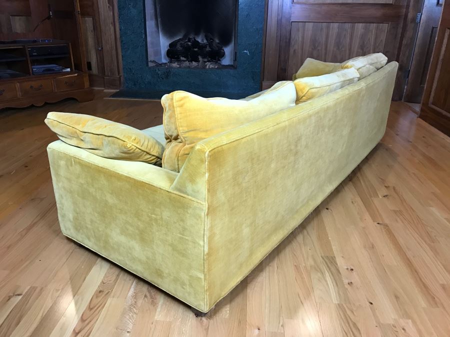 High End W & J Sloane Mid-Century Modern 3-Seat Sofa Couch [Photo 4]