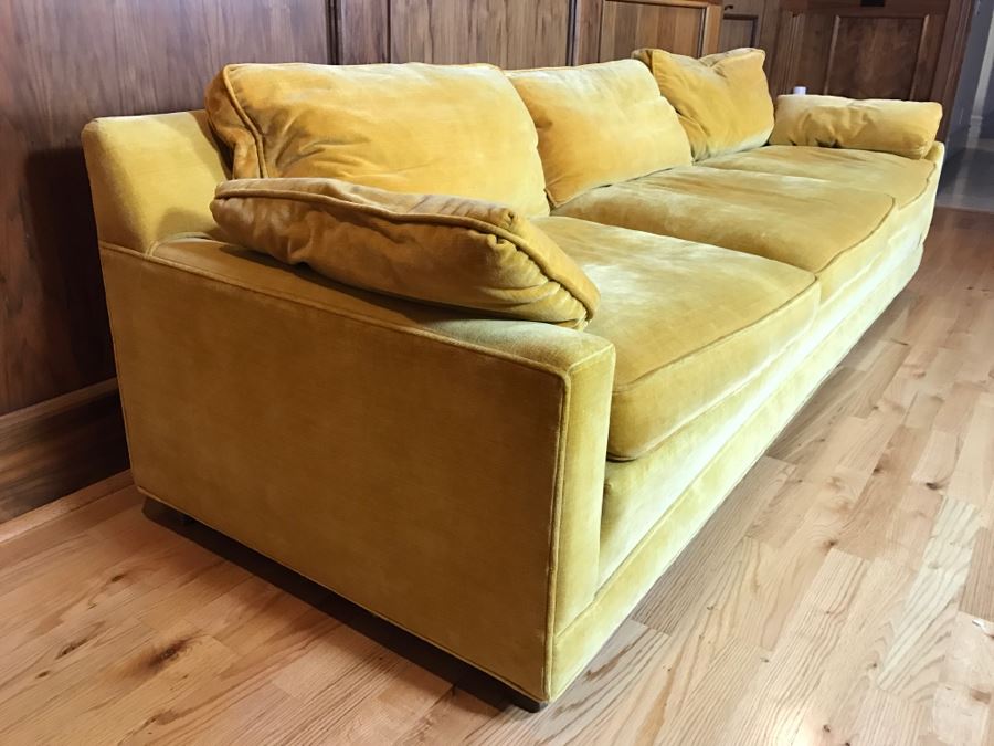 High End W & J Sloane Mid-Century Modern 3-Seat Sofa Couch [Photo 8]