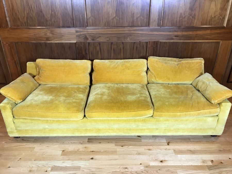 High End W & J Sloane Mid-Century Modern 3-Seat Sofa Couch [Photo 6]