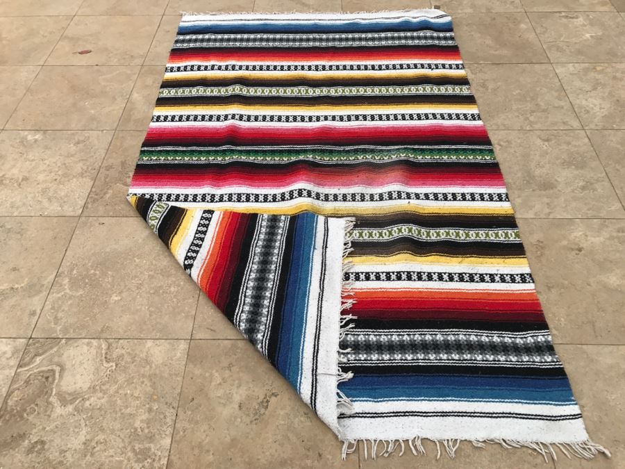 Wool Mexican Blanket   24912 13l6 