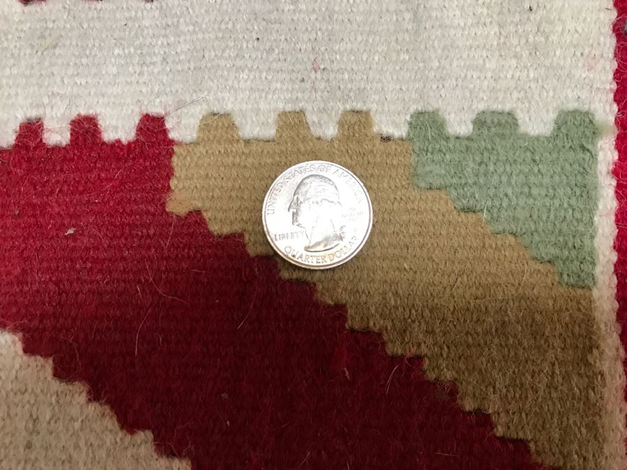 Vintage Hand Knotted Wool Area Rug [Photo 12]