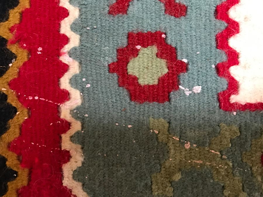 Vintage Hand Knotted Wool Area Rug [Photo 11]