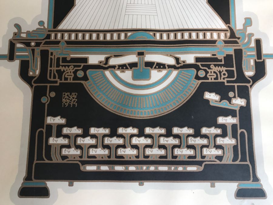 Vintage 1977 David Lance Goines Framed Print Of Berkeley Repertory Theatre [Photo 4]