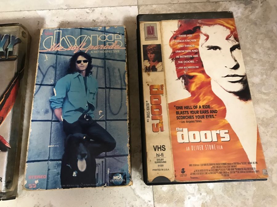 Huge Collection Of VHS Video Cassette Tapes Movies: Doors, Heavy Metal, Shogun, Kids Movies - See All Photos [Photo 7]