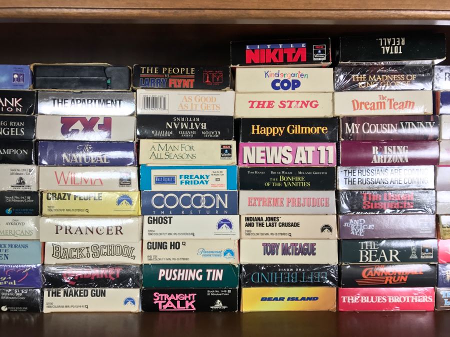 Huge Collection Of VHS Video Cassette Tapes Movies: Doors, Heavy Metal, Shogun, Kids Movies - See All Photos [Photo 27]