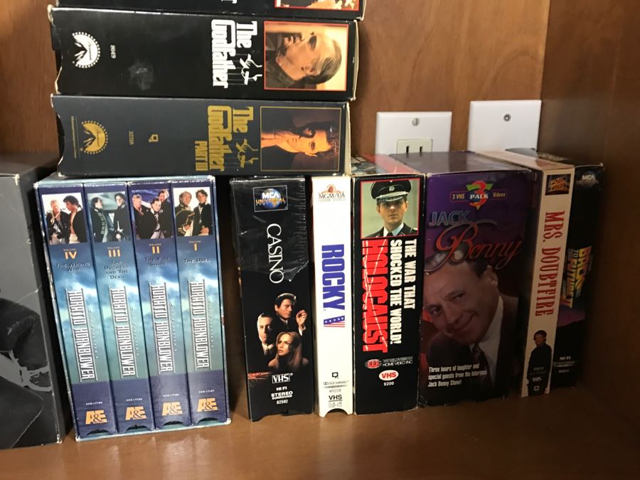 Huge Collection Of VHS Video Cassette Tapes Movies: Doors, Heavy Metal, Shogun, Kids Movies - See All Photos [Photo 17]