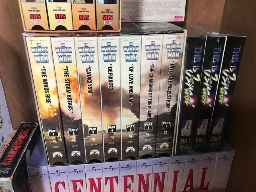 Huge Collection Of VHS Video Cassette Tapes Movies: Doors, Heavy Metal, Shogun, Kids Movies - See All Photos [Photo 13]