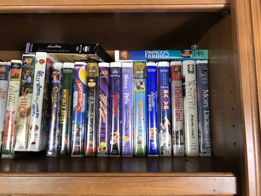 Huge Collection Of VHS Video Cassette Tapes Movies: Doors, Heavy Metal, Shogun, Kids Movies - See All Photos [Photo 29]