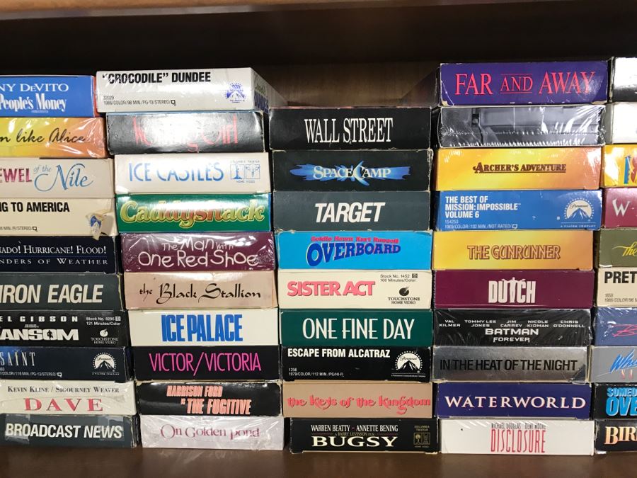 Huge Collection Of VHS Video Cassette Tapes Movies: Doors, Heavy Metal, Shogun, Kids Movies - See All Photos [Photo 23]