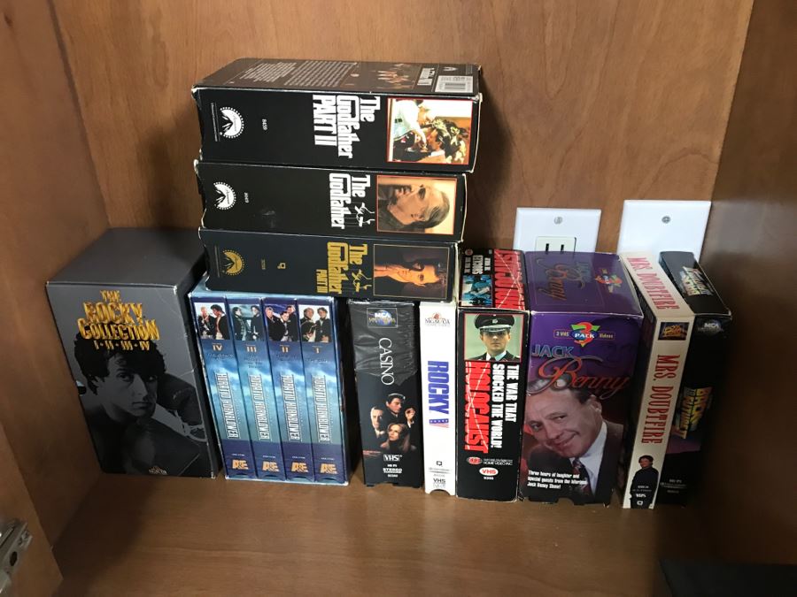 Huge Collection Of VHS Video Cassette Tapes Movies: Doors, Heavy Metal, Shogun, Kids Movies - See All Photos [Photo 14]