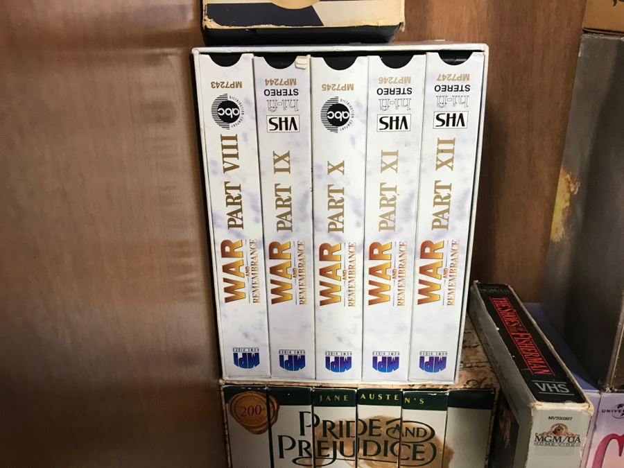 Huge Collection Of VHS Video Cassette Tapes Movies: Doors, Heavy Metal, Shogun, Kids Movies - See All Photos [Photo 9]