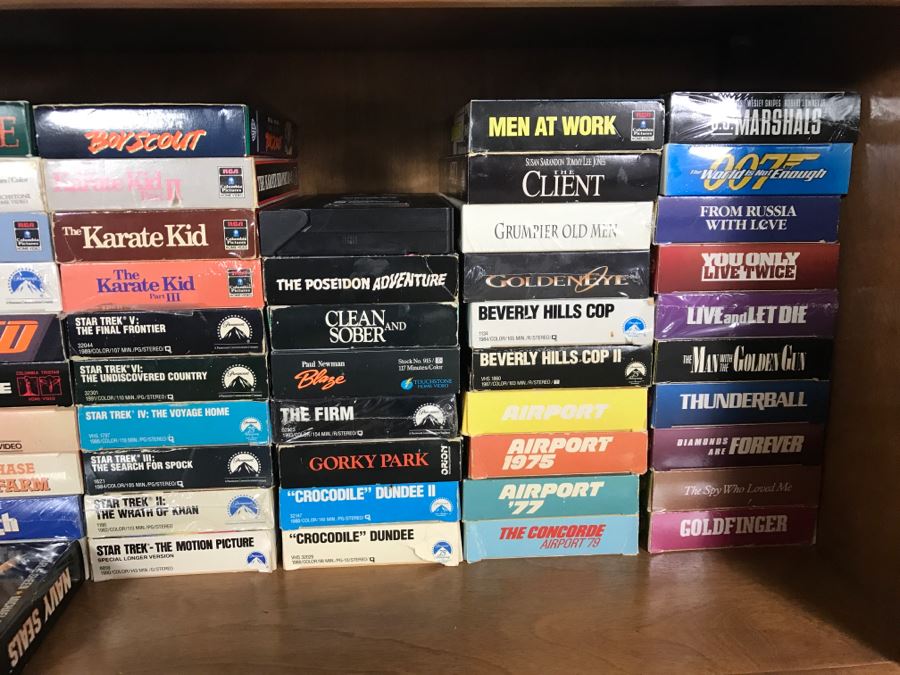 Huge Collection Of VHS Video Cassette Tapes Movies: Doors, Heavy Metal, Shogun, Kids Movies - See All Photos [Photo 20]