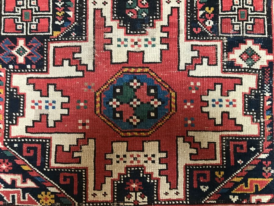 Stunning Antique Persian Tribal Runner Rug Hand Knotted Wool Rug Measures 8'11' X 3'10' [Photo 10]