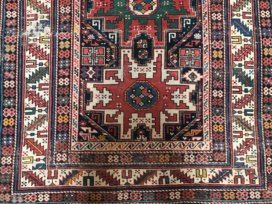 Stunning Antique Persian Tribal Runner Rug Hand Knotted Wool Rug Measures 8'11' X 3'10' [Photo 7]