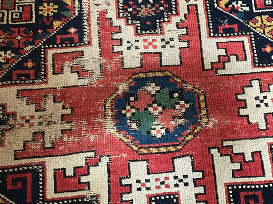 Stunning Antique Persian Tribal Runner Rug Hand Knotted Wool Rug Measures 8'11' X 3'10' [Photo 22]