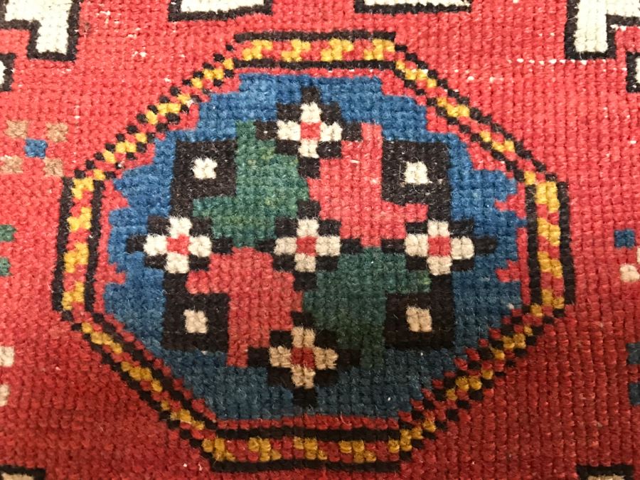 Stunning Antique Persian Tribal Runner Rug Hand Knotted Wool Rug Measures 8'11' X 3'10' [Photo 11]