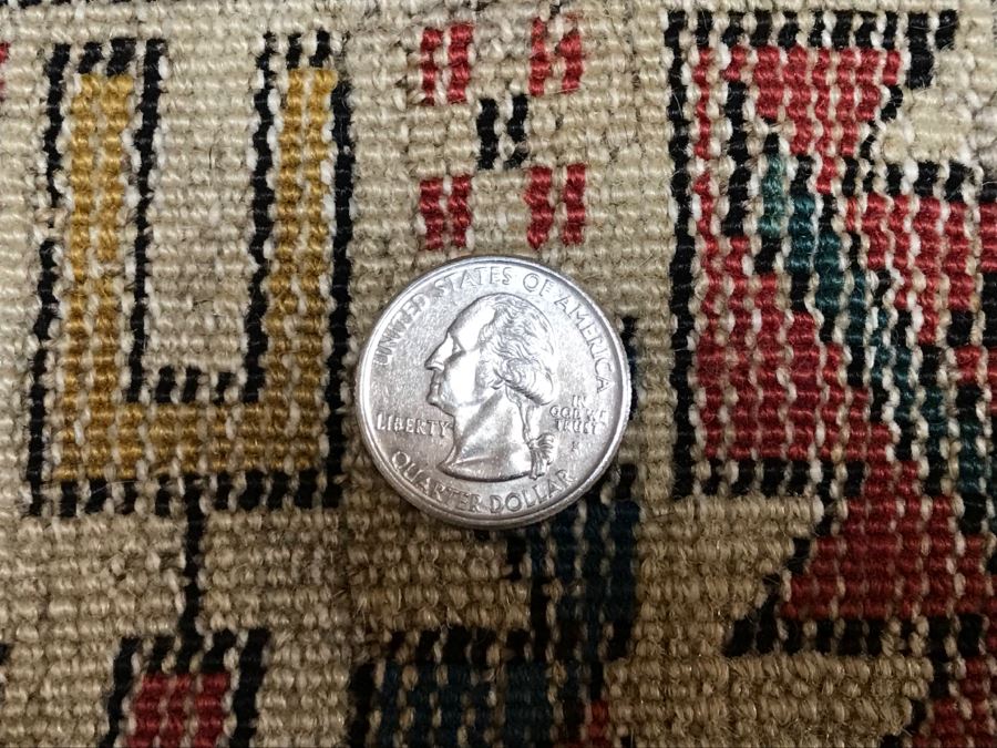 Stunning Antique Persian Tribal Runner Rug Hand Knotted Wool Rug Measures 8'11' X 3'10' [Photo 18]