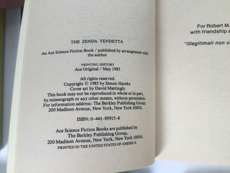 Signed Complete Set Of 1st Ed TimeWars Paperback Books EACH Individually Signed By Simon Hawke 1-12 (12 Signed Books Total) [Photo 21]