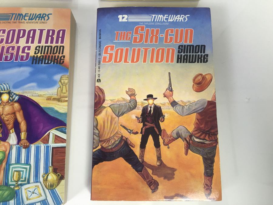 Signed Complete Set Of 1st Ed TimeWars Paperback Books EACH Individually Signed By Simon Hawke 1-12 (12 Signed Books Total) [Photo 13]