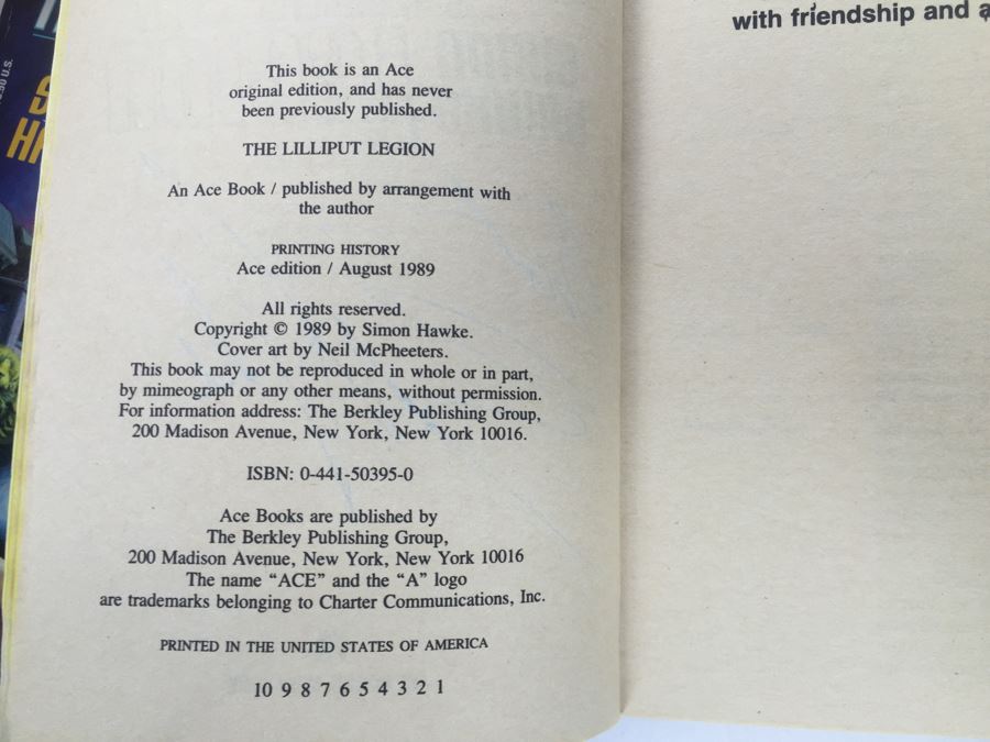 Signed Complete Set Of 1st Ed TimeWars Paperback Books EACH Individually Signed By Simon Hawke 1-12 (12 Signed Books Total) [Photo 31]