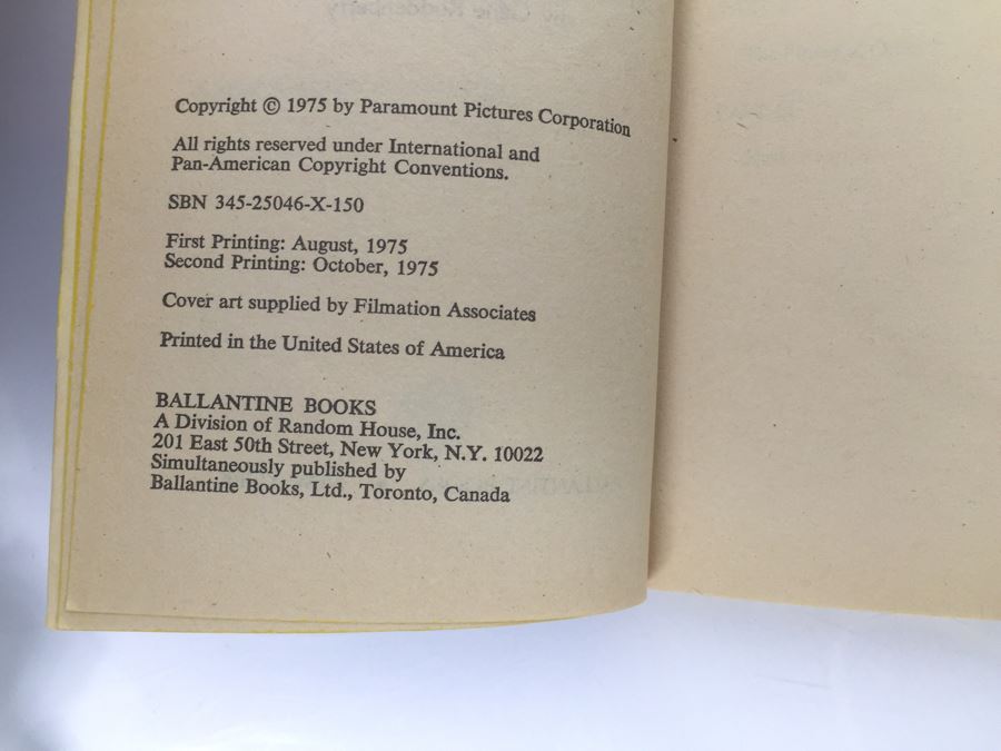 (8) Signed Paperback Books STAR TREK Logs By Alan Dean Foster (Each Book Signed) Combo Of First Printings And First Editions [Photo 20]