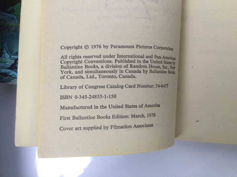 (8) Signed Paperback Books STAR TREK Logs By Alan Dean Foster (Each Book Signed) Combo Of First Printings And First Editions [Photo 22]