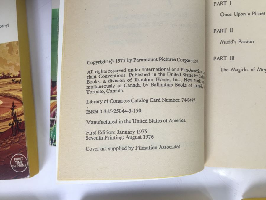 (8) Signed Paperback Books STAR TREK Logs By Alan Dean Foster (Each Book Signed) Combo Of First Printings And First Editions [Photo 16]