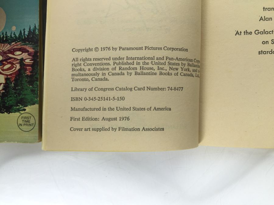 (8) Signed Paperback Books STAR TREK Logs By Alan Dean Foster (Each Book Signed) Combo Of First Printings And First Editions [Photo 26]