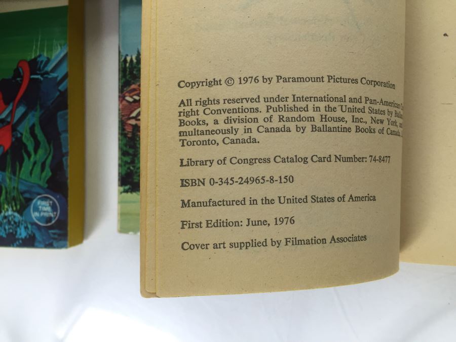 (8) Signed Paperback Books STAR TREK Logs By Alan Dean Foster (Each Book Signed) Combo Of First Printings And First Editions [Photo 24]