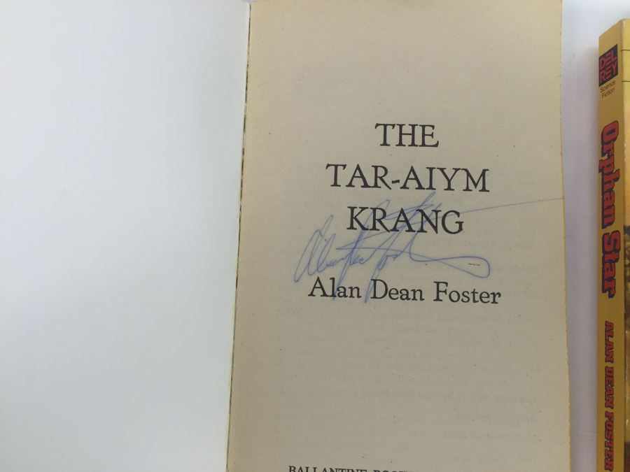 Signed Set Of (8) Paperback Books By Alan Dean Foster (Each Signed) [Photo 12]