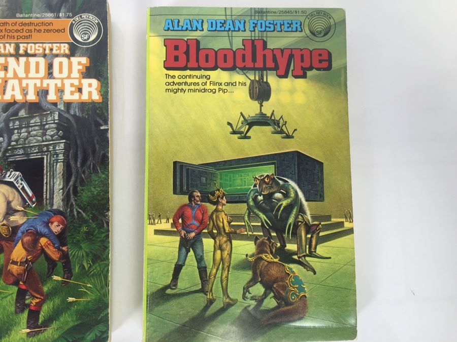 Signed Set Of (8) Paperback Books By Alan Dean Foster (Each Signed) [Photo 6]