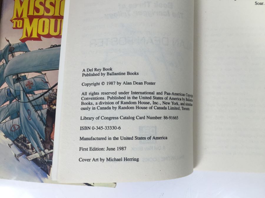 Signed Set Of (8) Paperback Books By Alan Dean Foster (Each Signed) [Photo 25]