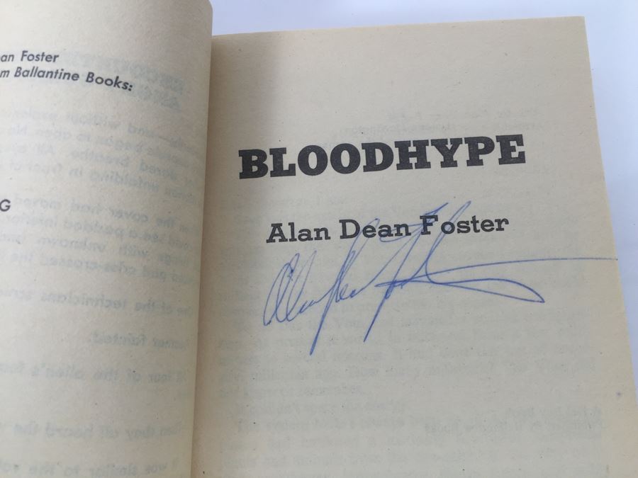Signed Set Of (8) Paperback Books By Alan Dean Foster (Each Signed) [Photo 18]