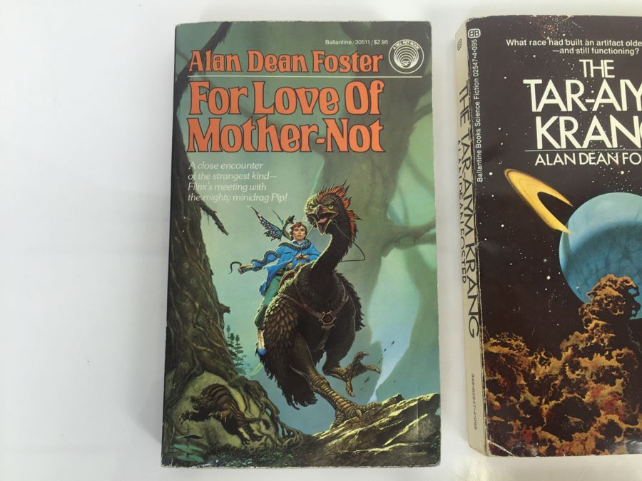 Signed Set Of (8) Paperback Books By Alan Dean Foster (Each Signed) [Photo 2]