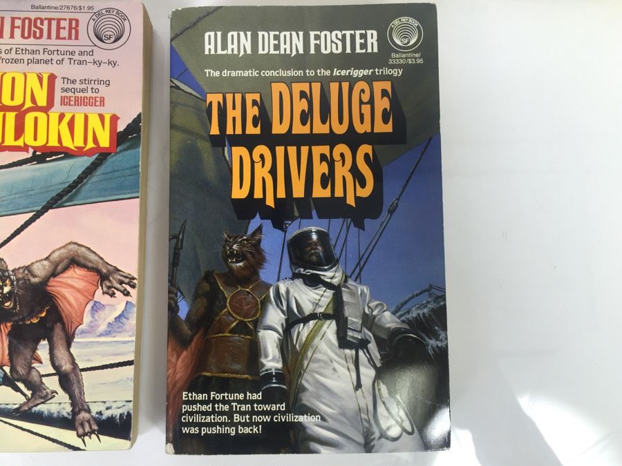 Signed Set Of (8) Paperback Books By Alan Dean Foster (Each Signed) [Photo 9]