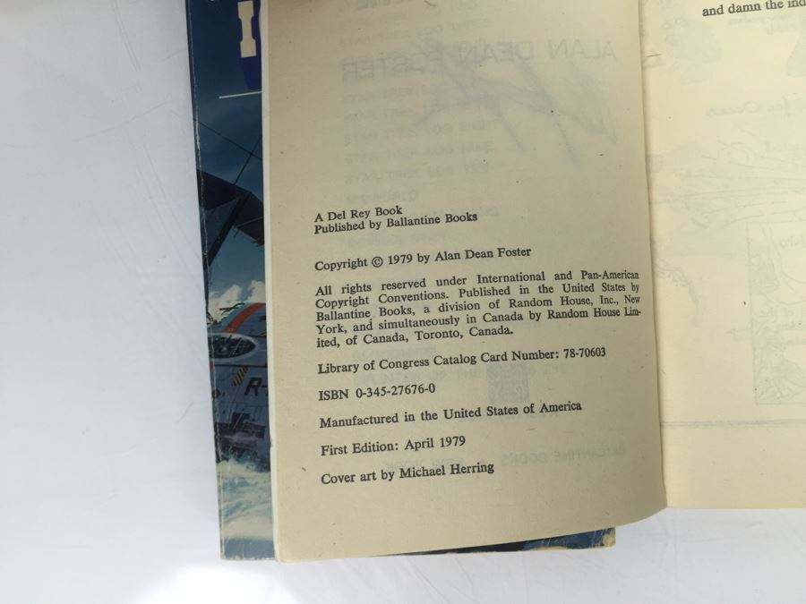 Signed Set Of (8) Paperback Books By Alan Dean Foster (Each Signed) [Photo 23]