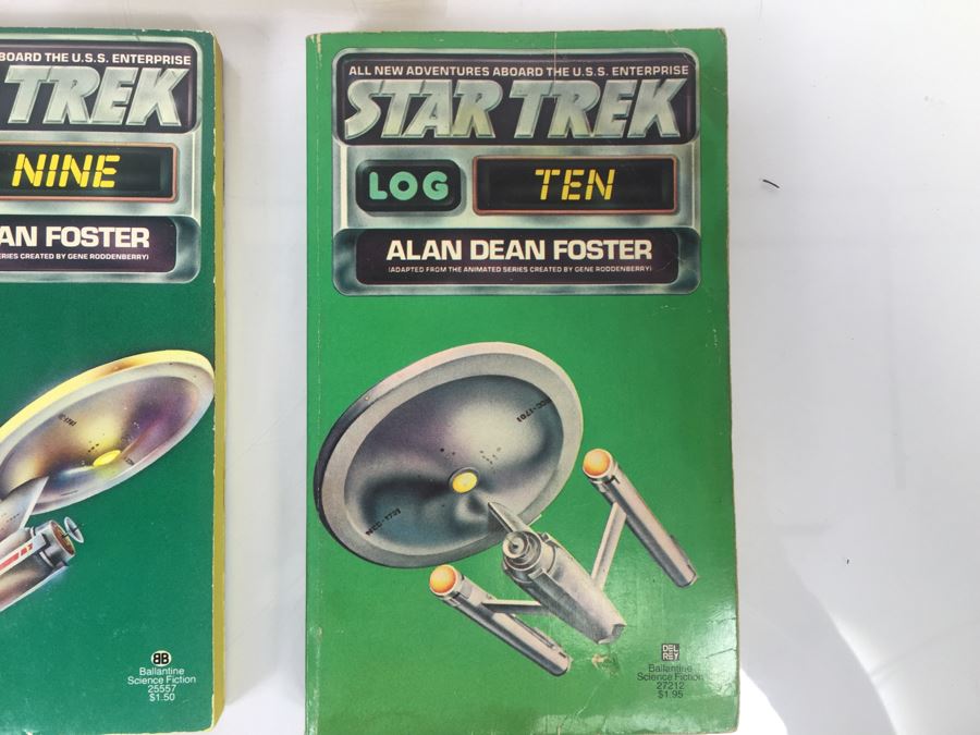 Signed Set Of (6) Paperback Books By Alan Dean Foster: The Black Hole, Pale Rider, Star Wars, Star Trek (Each Book Signed) [Photo 7]