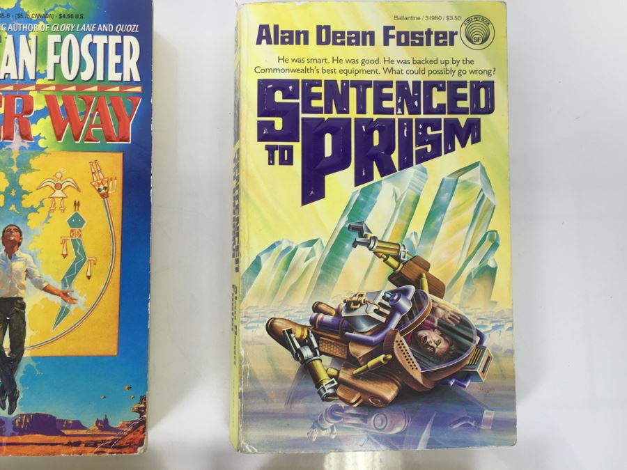 Signed Set Of (8) Paperback Books By Alan Dean Foster (Each Signed) [Photo 5]
