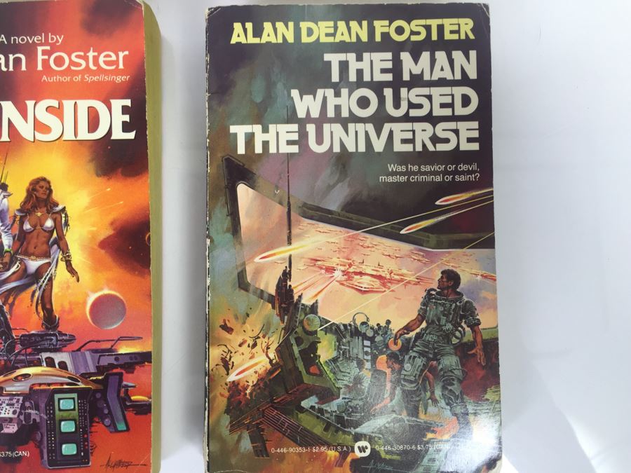 Signed Set Of (8) Paperback Books By Alan Dean Foster (Each Signed) [Photo 8]
