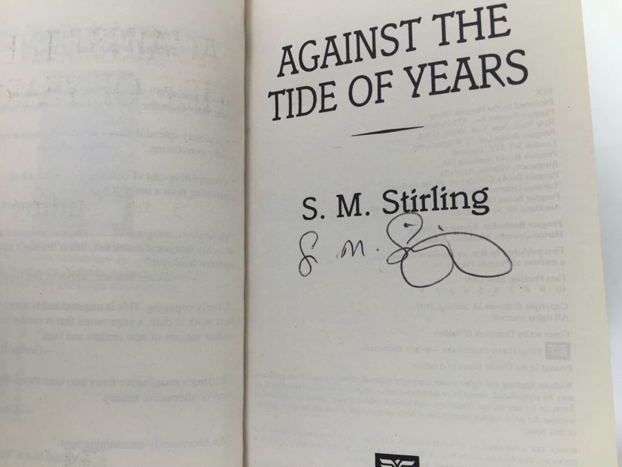 Signed Set Of (6) First Printing Paperback Books By S.M. Stirling (Each Signed) [Photo 12]
